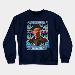 Blue X-mas Crewneck Sweatshirt